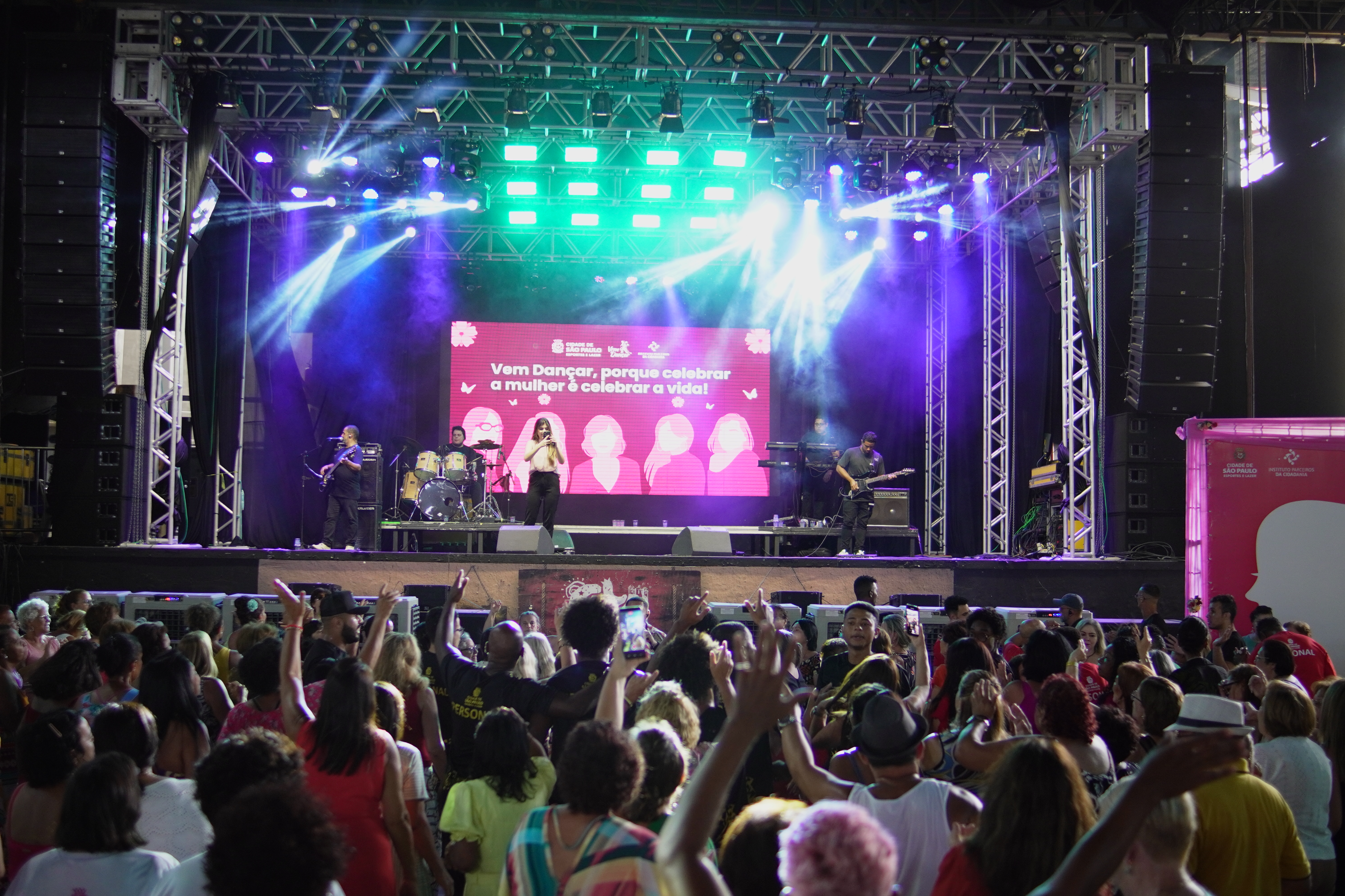 Palco do evento Vem Dançar